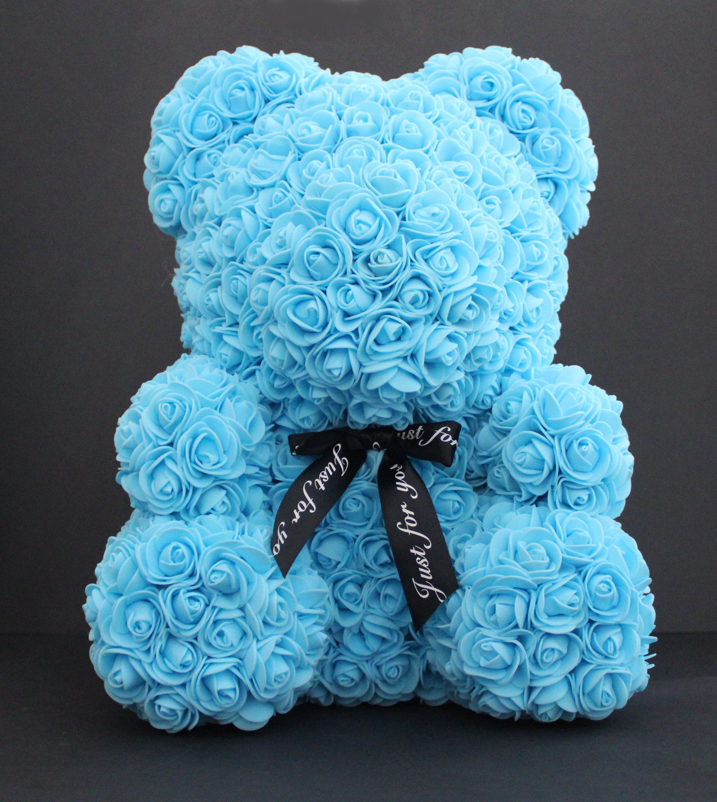 Rose Bear Blue 36cm