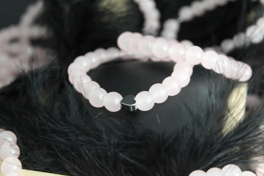 Bracelet perles coeur