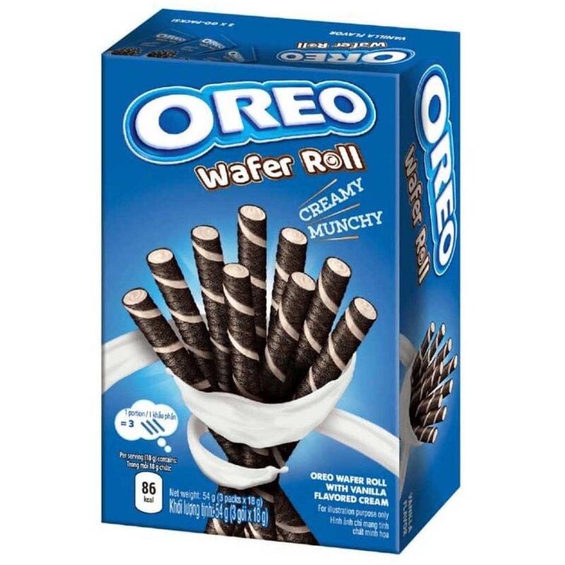 Oreo Wafer Roll Vanilla 54g