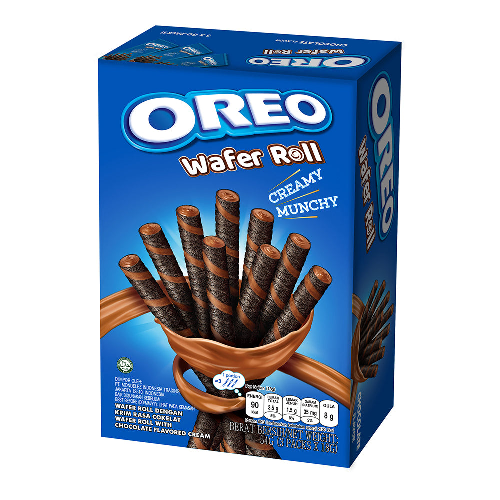 Oreo Wafer Roll Chocolate 54g